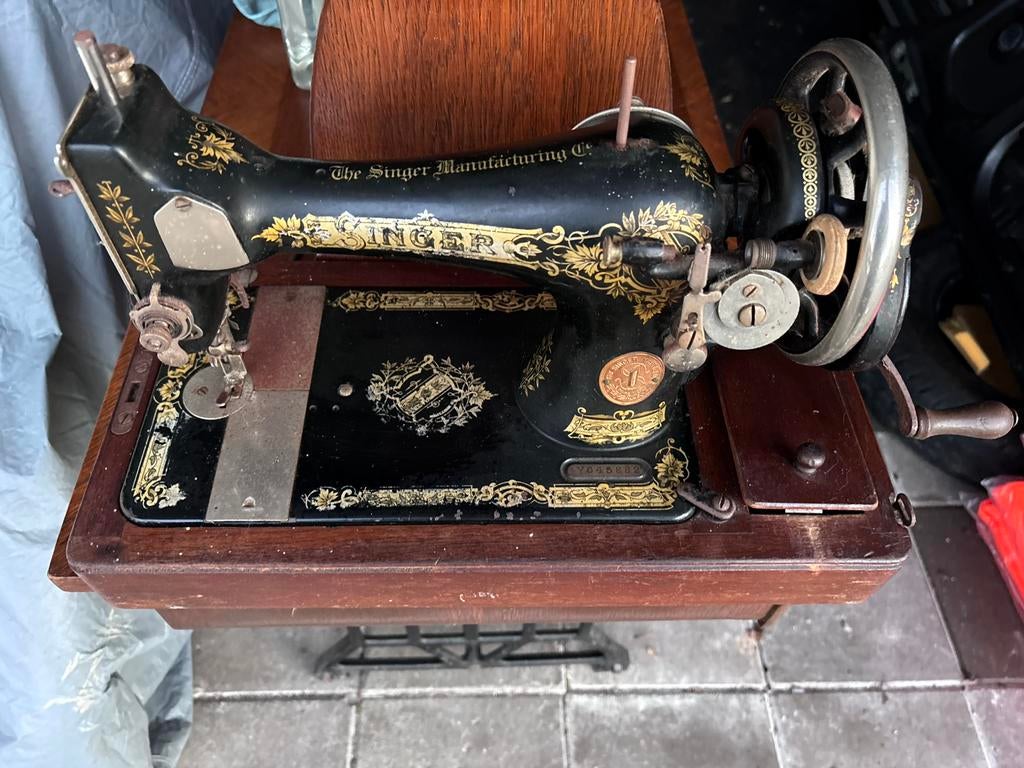 Singer Naaimachine Antiek, Antiek en Kunst, Ophalen of Verzenden