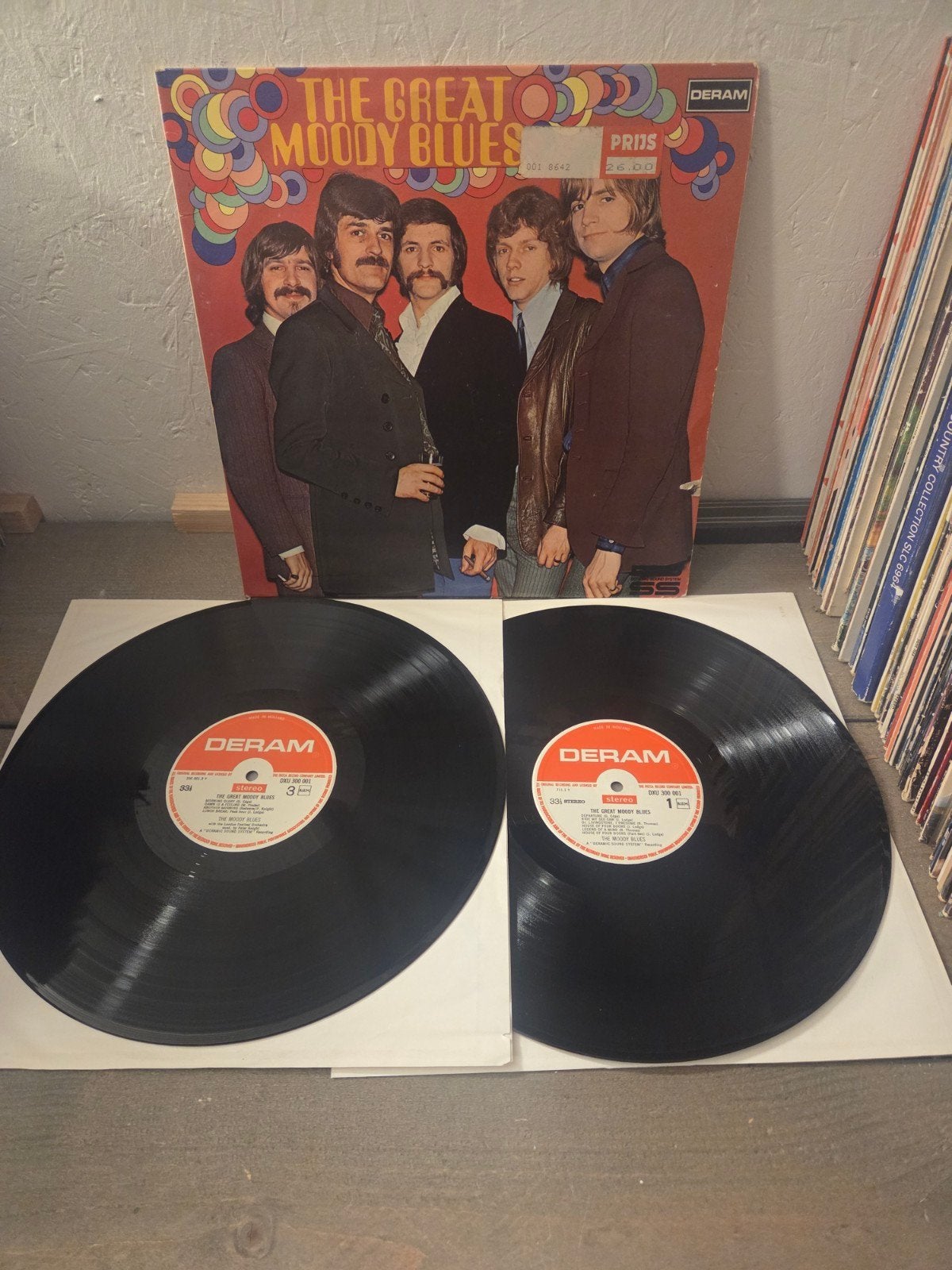 The Great Moody Blues dubbel-LP, Gebruikt, Pop, Dubbel-LP, Ophalen of Verzenden