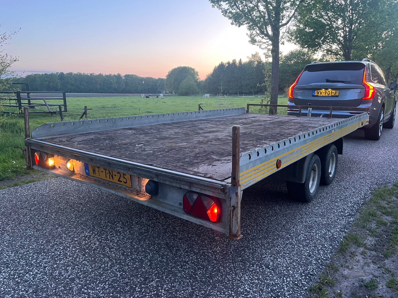 Humbaur Autotransporter Multitransporter 3000KG Rijplaten, Ophalen, Gebruikt