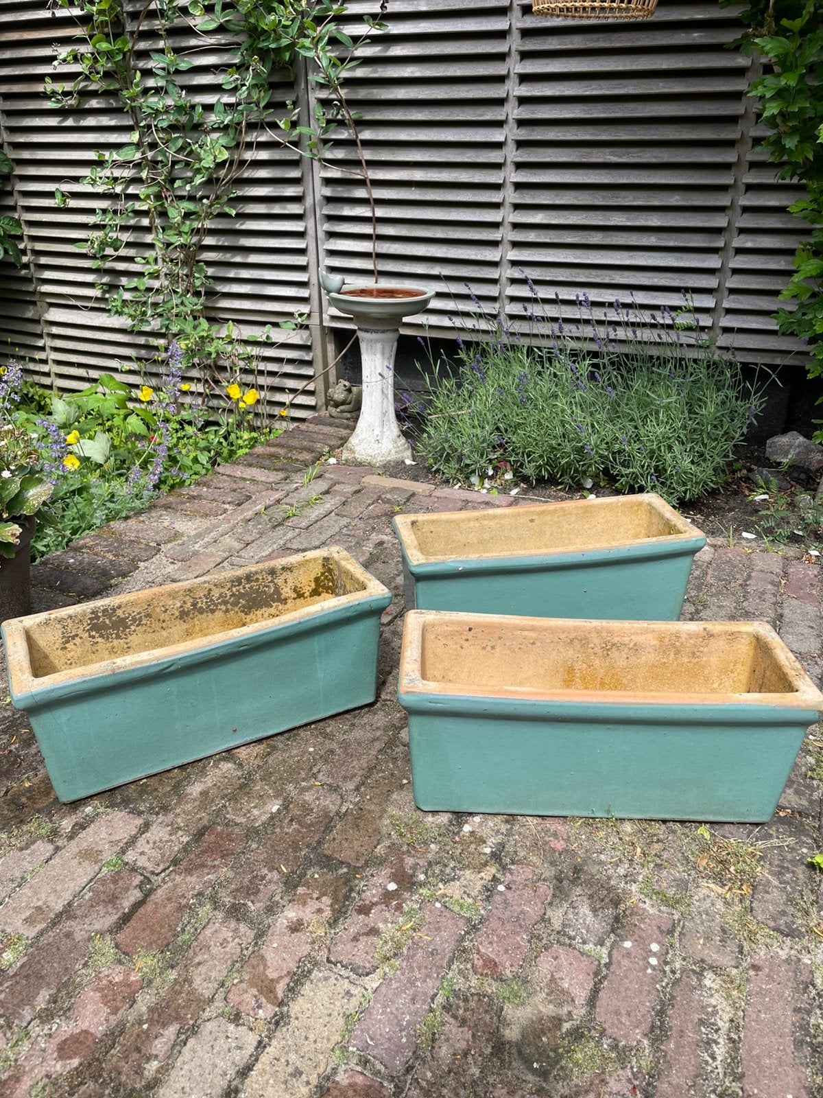 Stenen plantenbakken, Tuin en Terras, Bloembakken en Plantenbakken, Ophalen, Steen, Minder dan 30 cm, Minder dan 60 cm