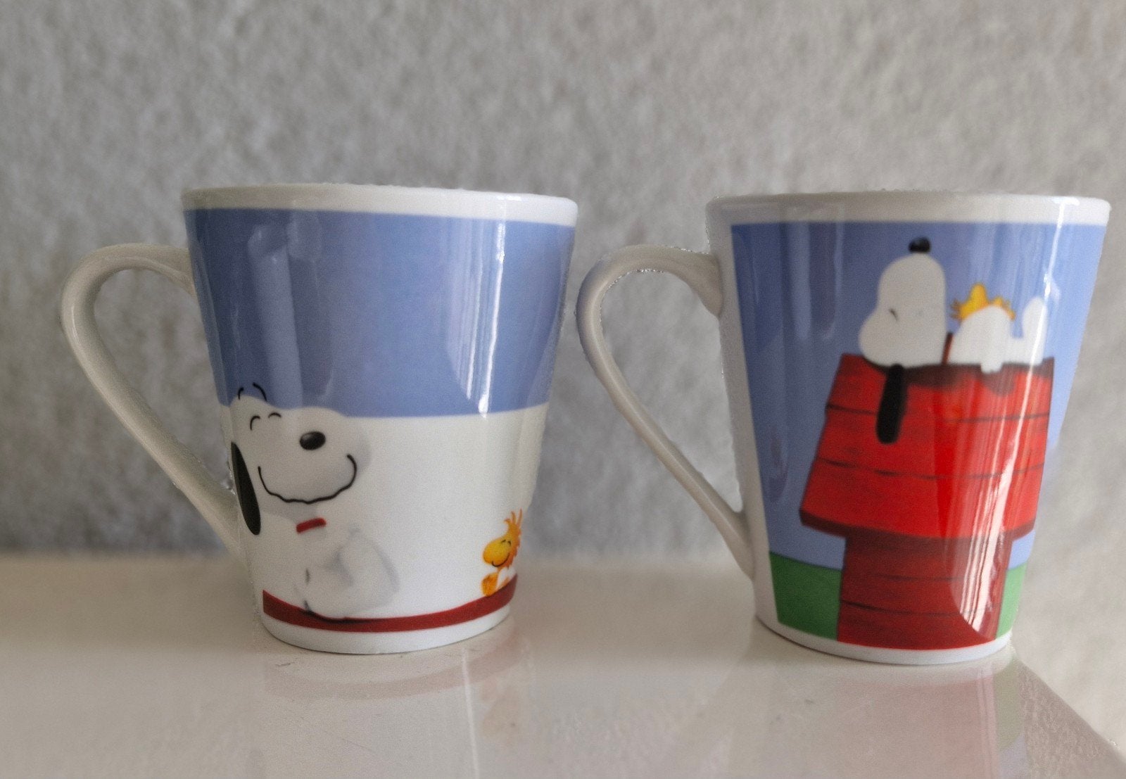Twee Bekers Snoopy, Ophalen of Verzenden, Zo goed als nieuw, Overige stijlen, Kop(pen) en/of Schotel(s)