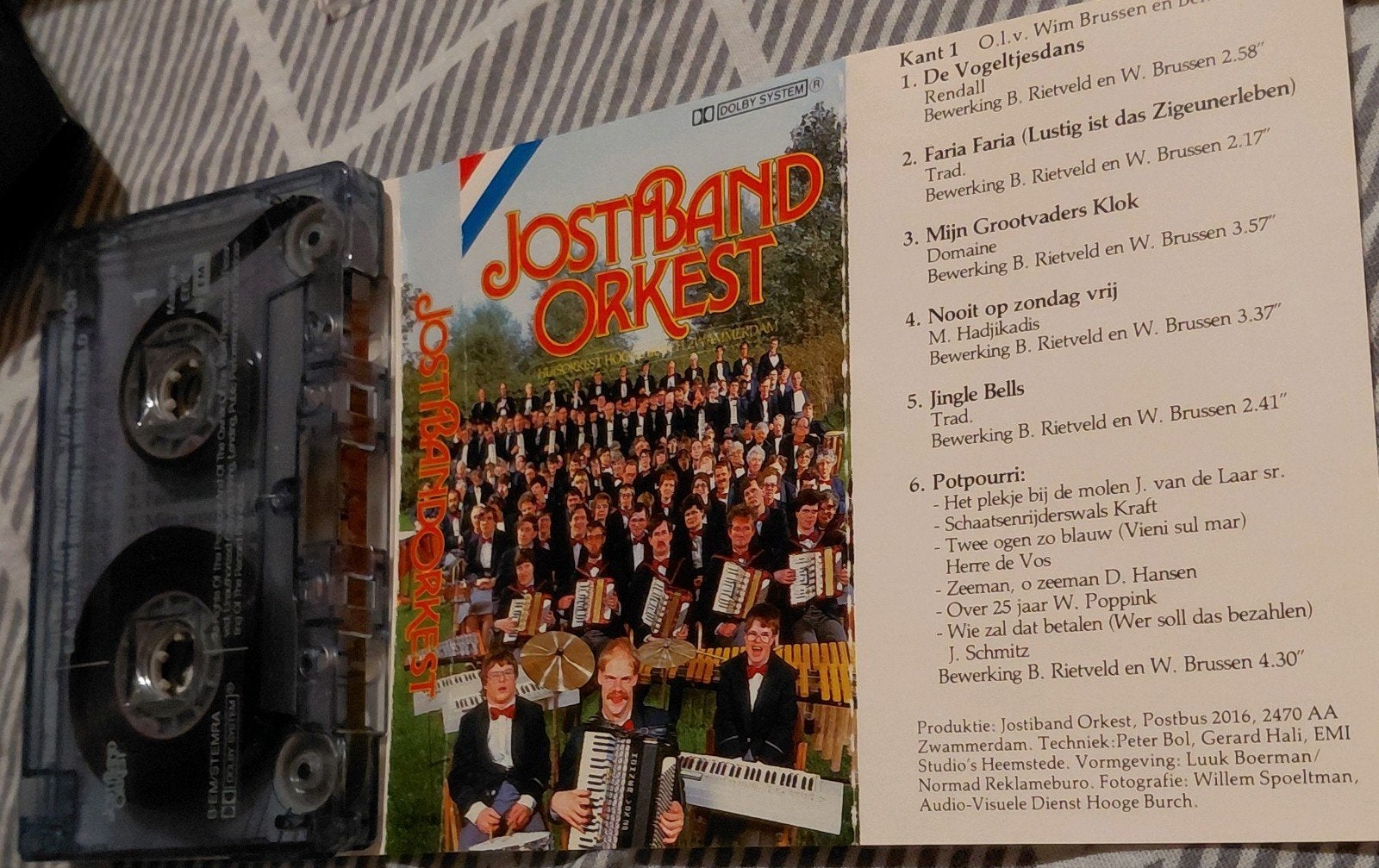 Jostiband Orkest Cassettebandje - Religieus en kinderliedjes, Cd's en Dvd's, Cassettebandjes, Gebruikt, 1 bandje, Ophalen of Verzenden