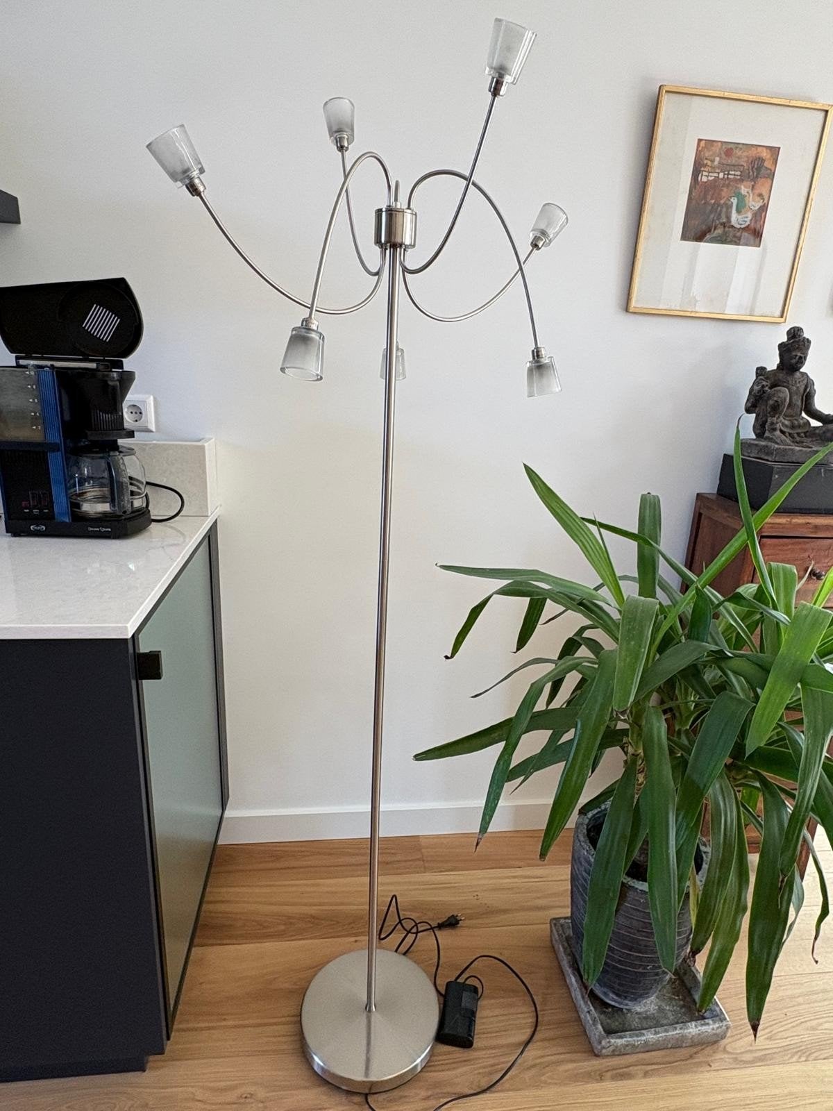 TE KOOP Staande schemerlamp, Ophalen, Gebruikt, G4, Metaal
