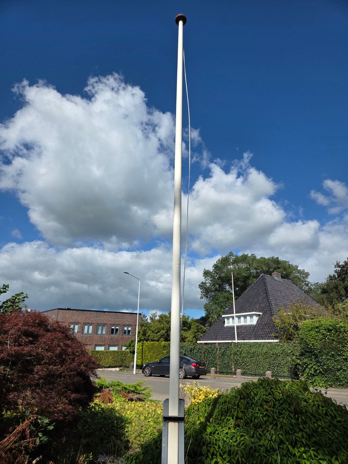 Vlaggenmast - 5 meter, Ophalen
