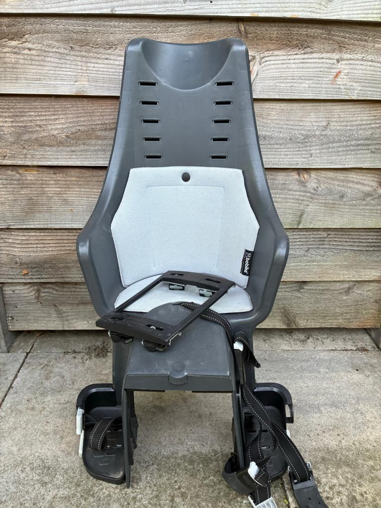 Bobike One Maxi Fietsstoeltje Achter BD - Urban Black, Achterzitje, 9 t/m 18 kg, Ophalen of Verzenden, Gebruikt