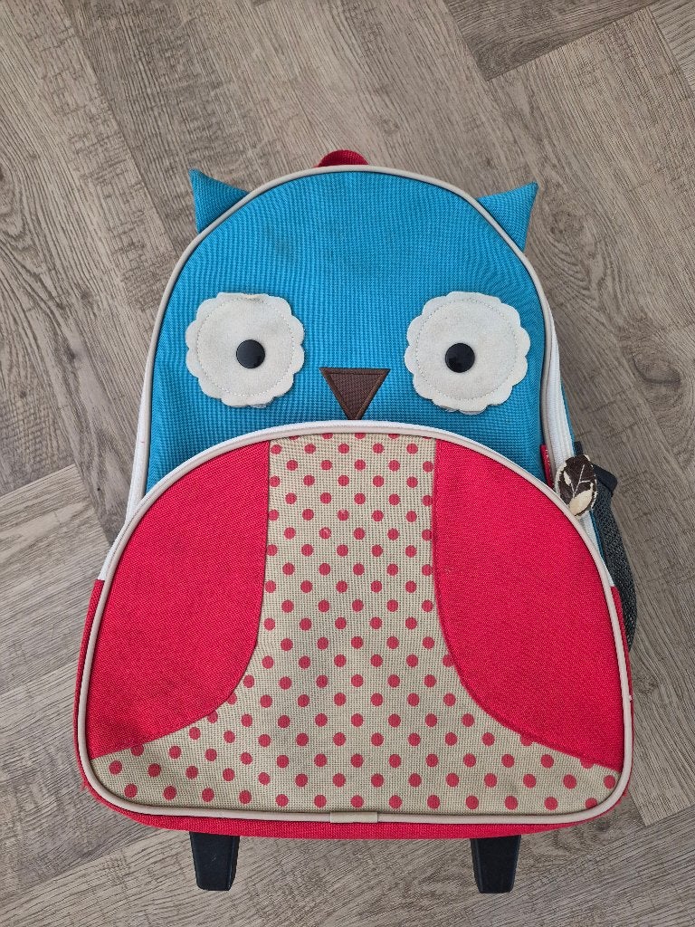 Skip Hop Zoo Kinder rolkoffer (Owl), Gebruikt, Minder dan 50 cm, Minder dan 35 cm, Zacht kunststof