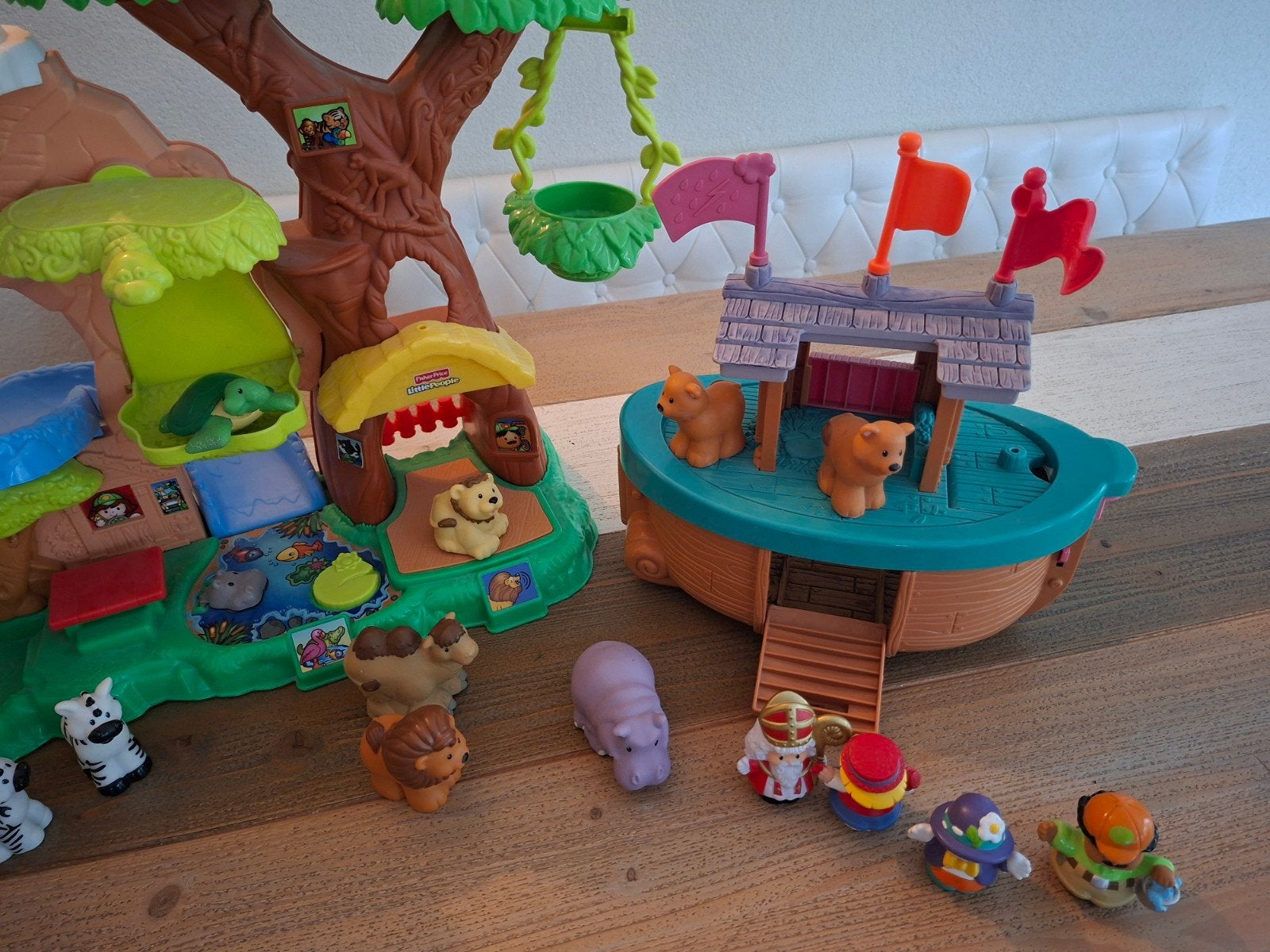 Fisher-Price Little People Dierentuin & Ark van Noach, Kinderen en Baby's, Speelgoed | Fisher-Price, Ophalen, Gebruikt, Speelset