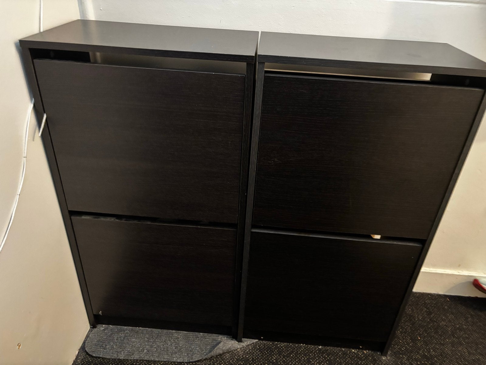 IKEA BISSA schoenenkasten (2 stuks), Huis en Inrichting, Ophalen, Gebruikt