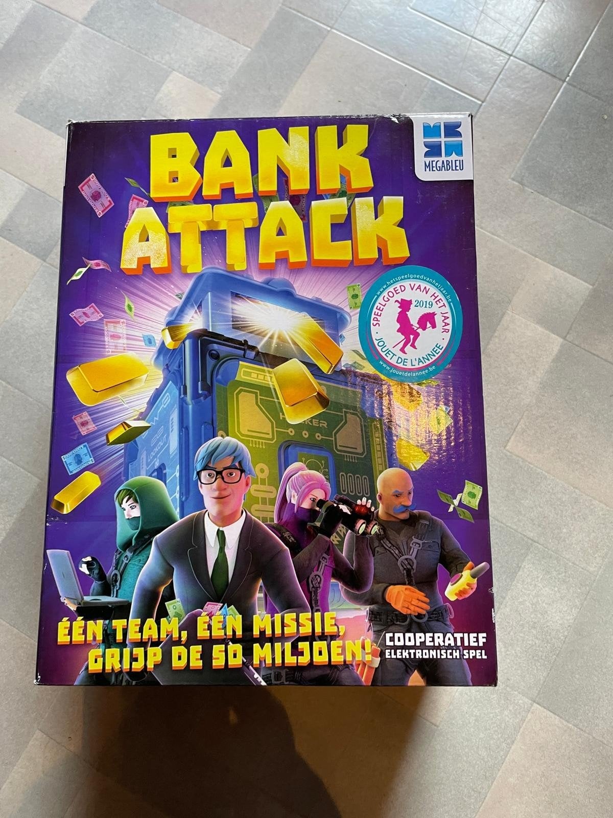 Bank Attack Coöperatief Elektronisch Spel - Megableu, Hobby en Vrije tijd, Gezelschapsspellen | Bordspellen, Drie of vier spelers