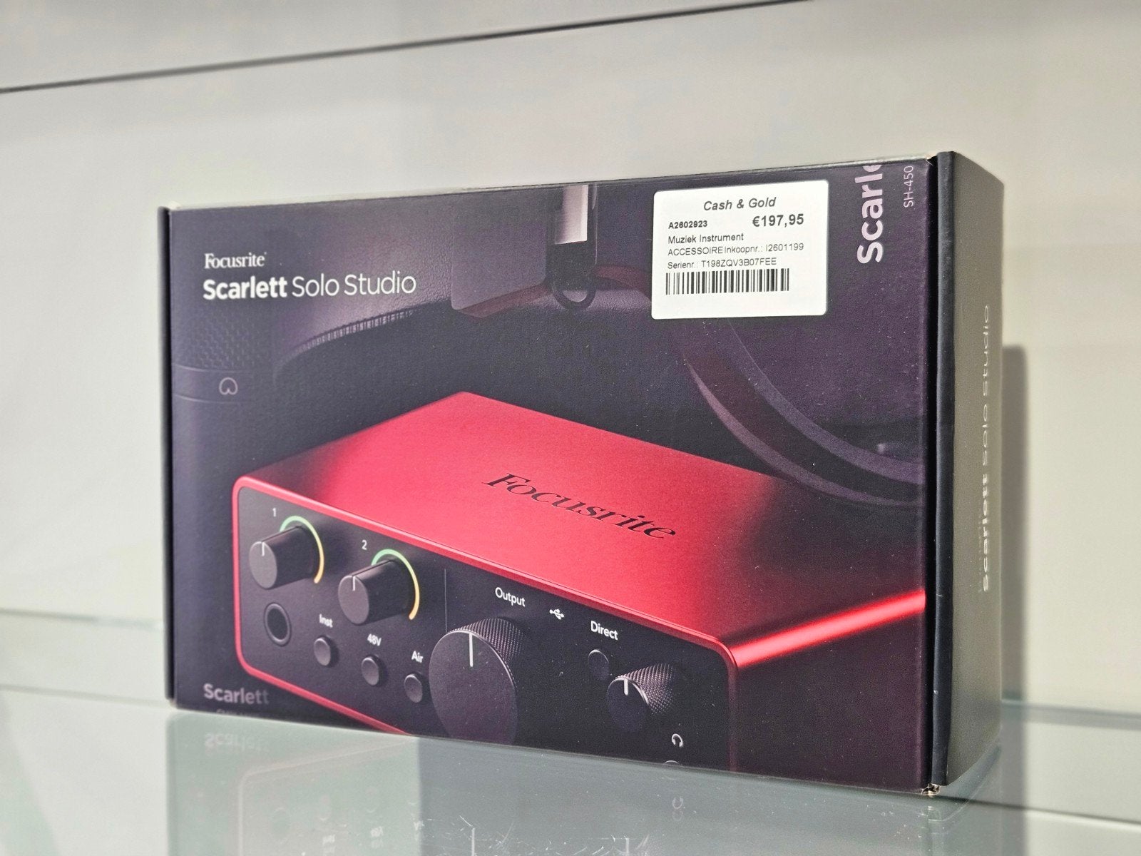 Focusrite Scarlett Solo Studio 4th Gen - Zo goed als nieuw, Focus, Focus, Ophalen of Verzenden, Zo goed als nieuw