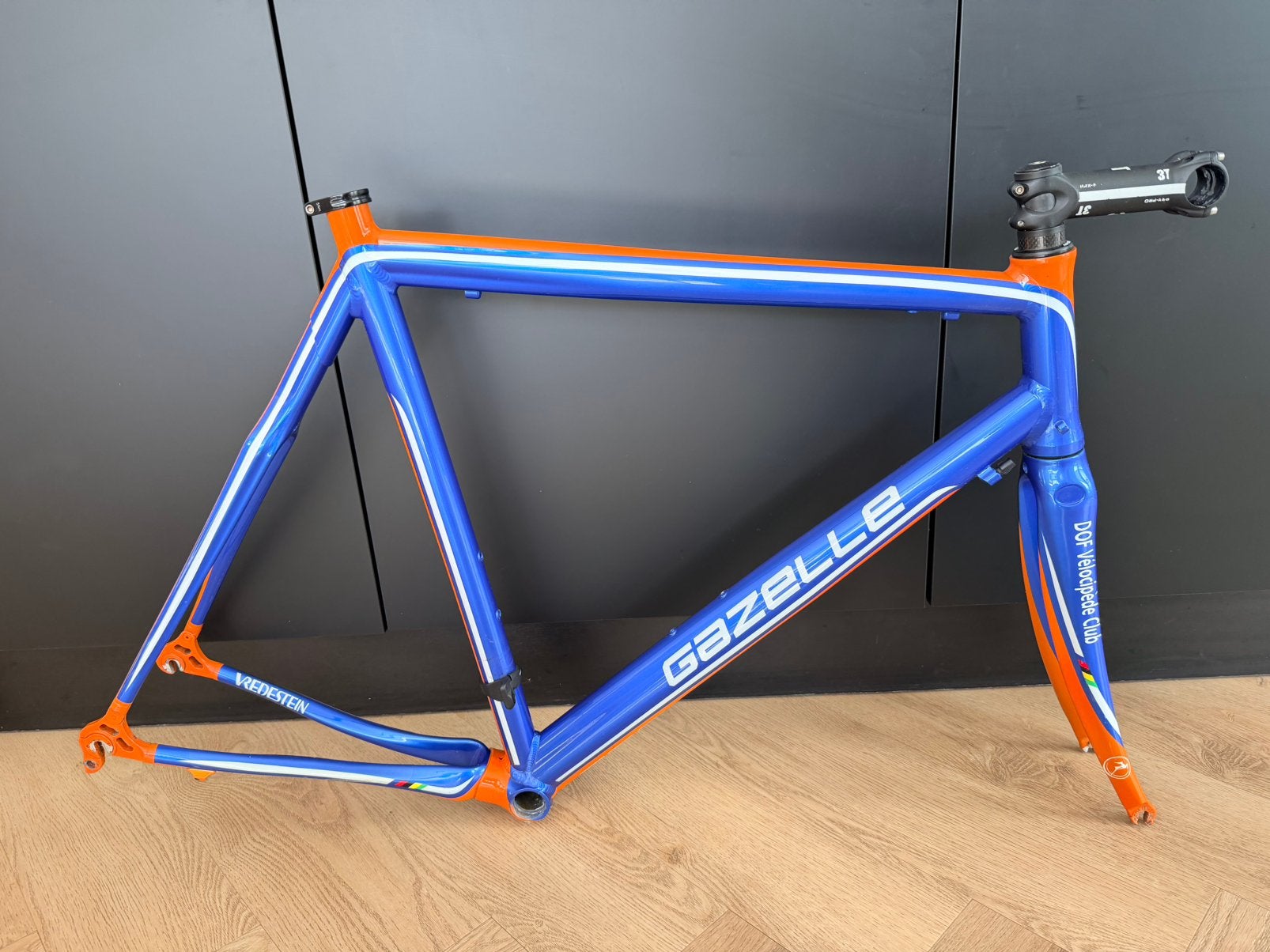 Gazelle Frameset race alu/carbon, Ophalen, 28 inch, Aluminium, Zo goed als nieuw