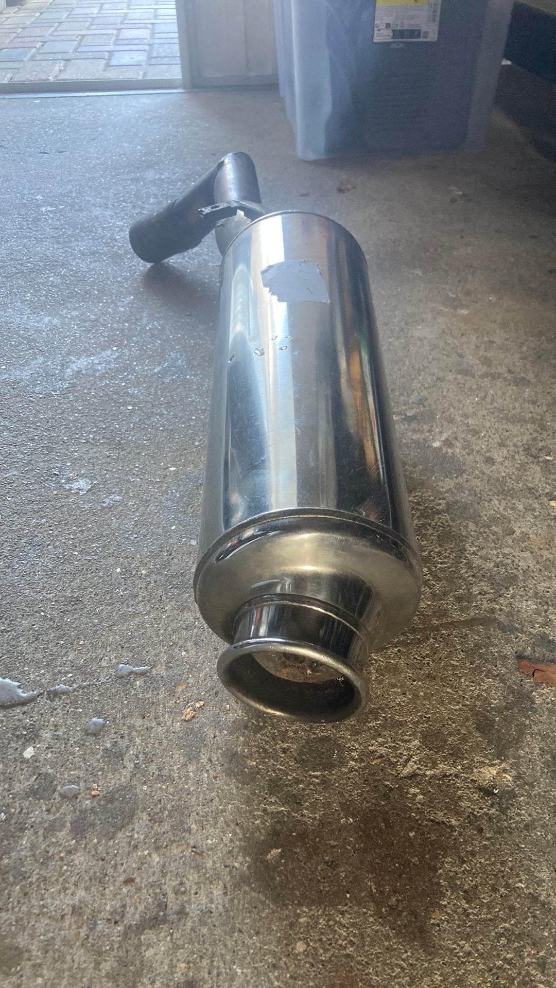 Uitlaatdemper Laser CBR1000F SC21 links, Ophalen of Verzenden, Gebruikt