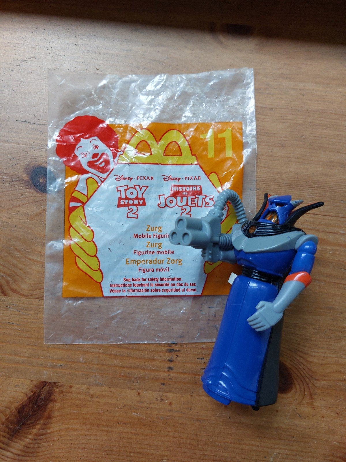 Toy story 2 mcdonalds speeltje Zurg, Ophalen of Verzenden, Overige figuren, Zo goed als nieuw, Beeldje of Figuurtje