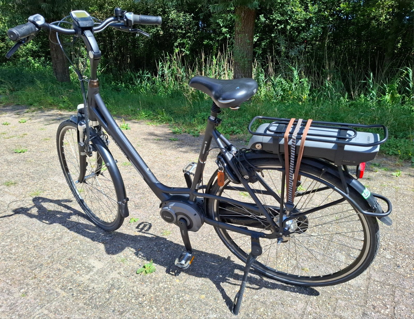Elektrische Batavus damesfiets, Bosch middenmotor, 57 cm  ✅️, Fietsen en Brommers, Fietsen | Dames | Damesfietsen, Ophalen, Gebruikt