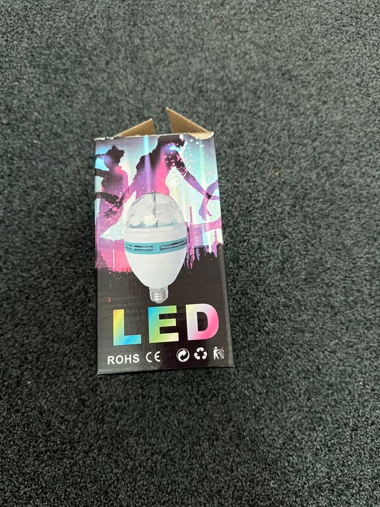 LED Disco Lamp E27 - Feestverlichting, Led-lamp, Minder dan 30 watt, Zo goed als nieuw, E27 (groot)