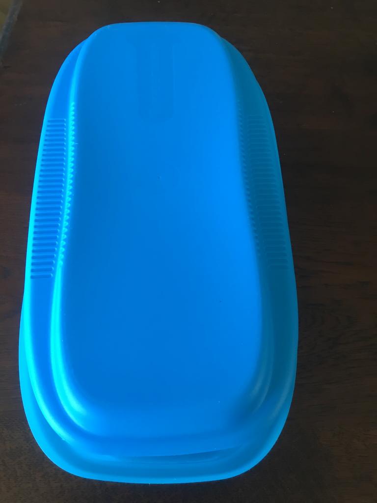 Tupperware, pasta, spaghetti koker, Huis en Inrichting, Keuken | Tupperware, Zo goed als nieuw, Bus of Trommel, Blauw, Ophalen of Verzenden
