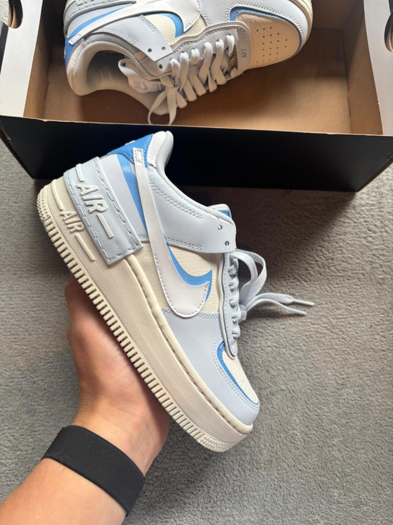 Nike air force 1 shadow blue tint - maat 35,5 - nieuw, J, Blauw, Nieuw, Ophalen of Verzenden