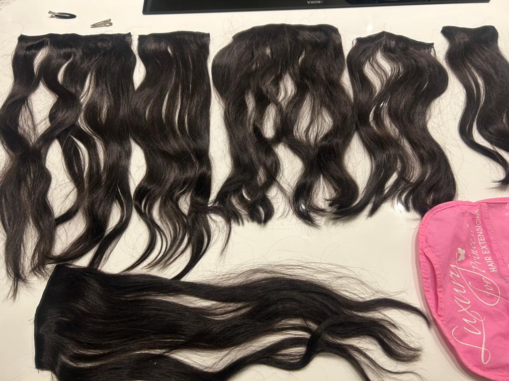 Luxury for Princess clip-in extensions (Super Deluxe), Sieraden, Tassen en Uiterlijk, Uiterlijk | Haarverzorging, Ophalen of Verzenden
