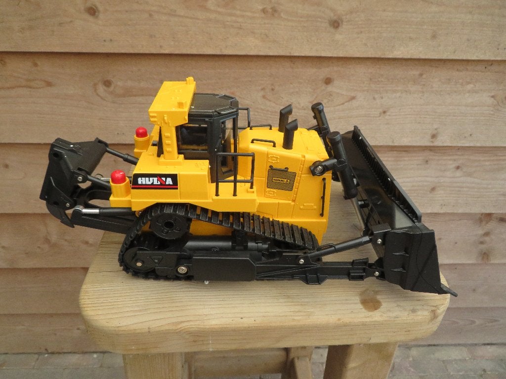 Radio grafische Rups Bulldozer Nieuw in doos 1:16 R/C, Ophalen of Verzenden, Nieuw, Overige schalen, Auto offroad