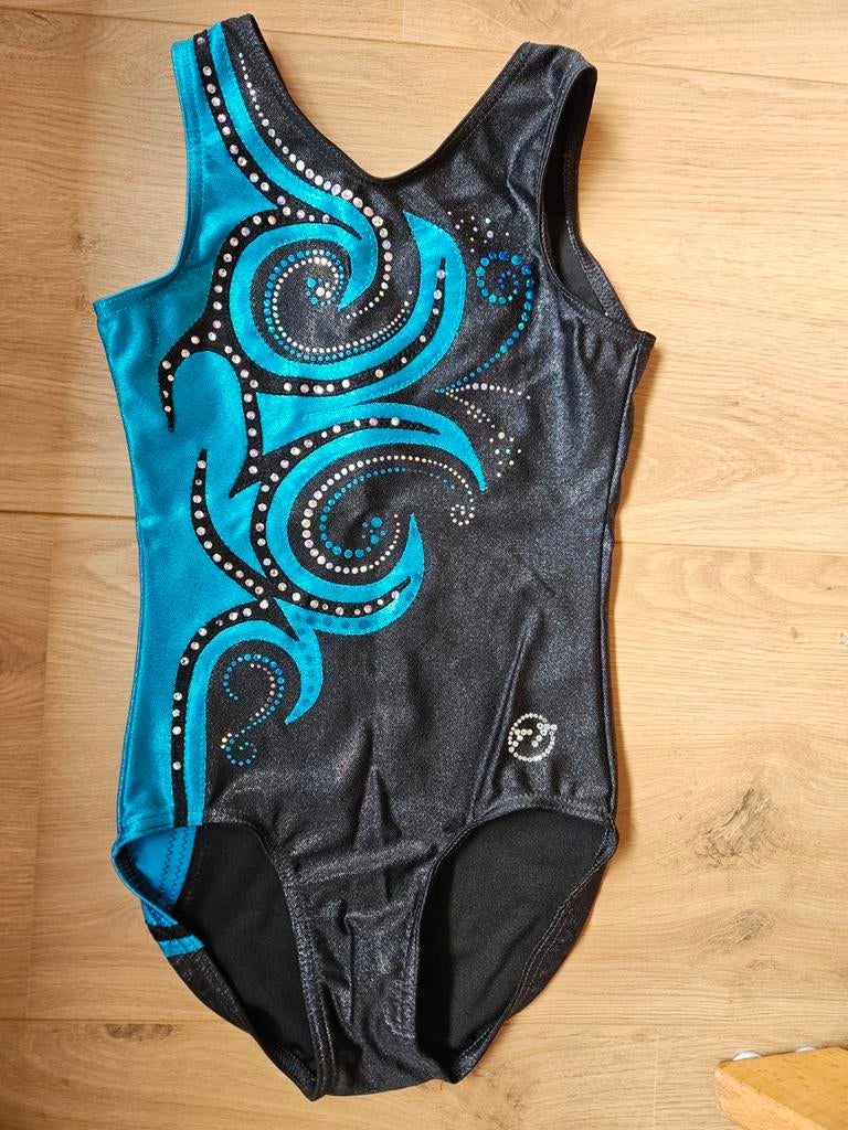 Turnpakje TTgymnastics maat 128, Sport en Fitness, Turnen, Kindermaat 122 t/m 140, Ophalen of Verzenden, Zo goed als nieuw, Turnpak(je)