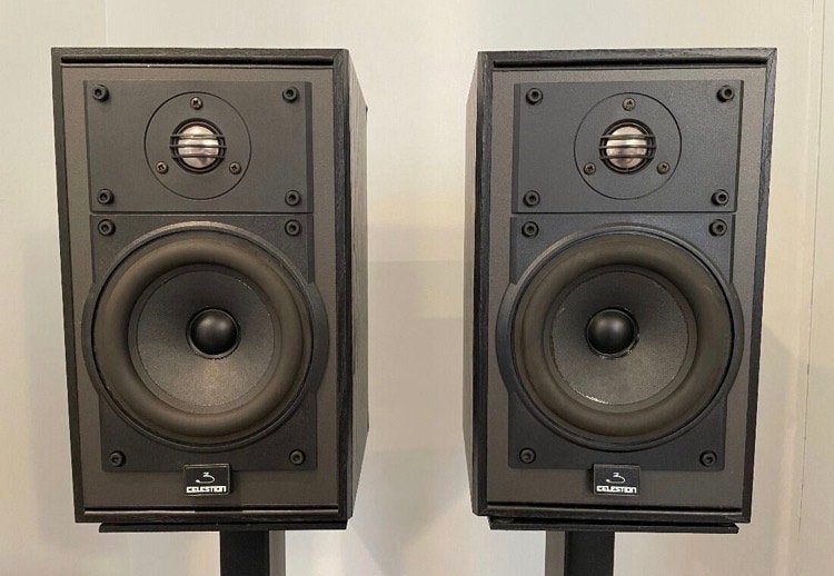 Celestion 3 speakers, Gebruikt, 60 tot 120 watt, Front, Rear of Stereo speakers, Ophalen