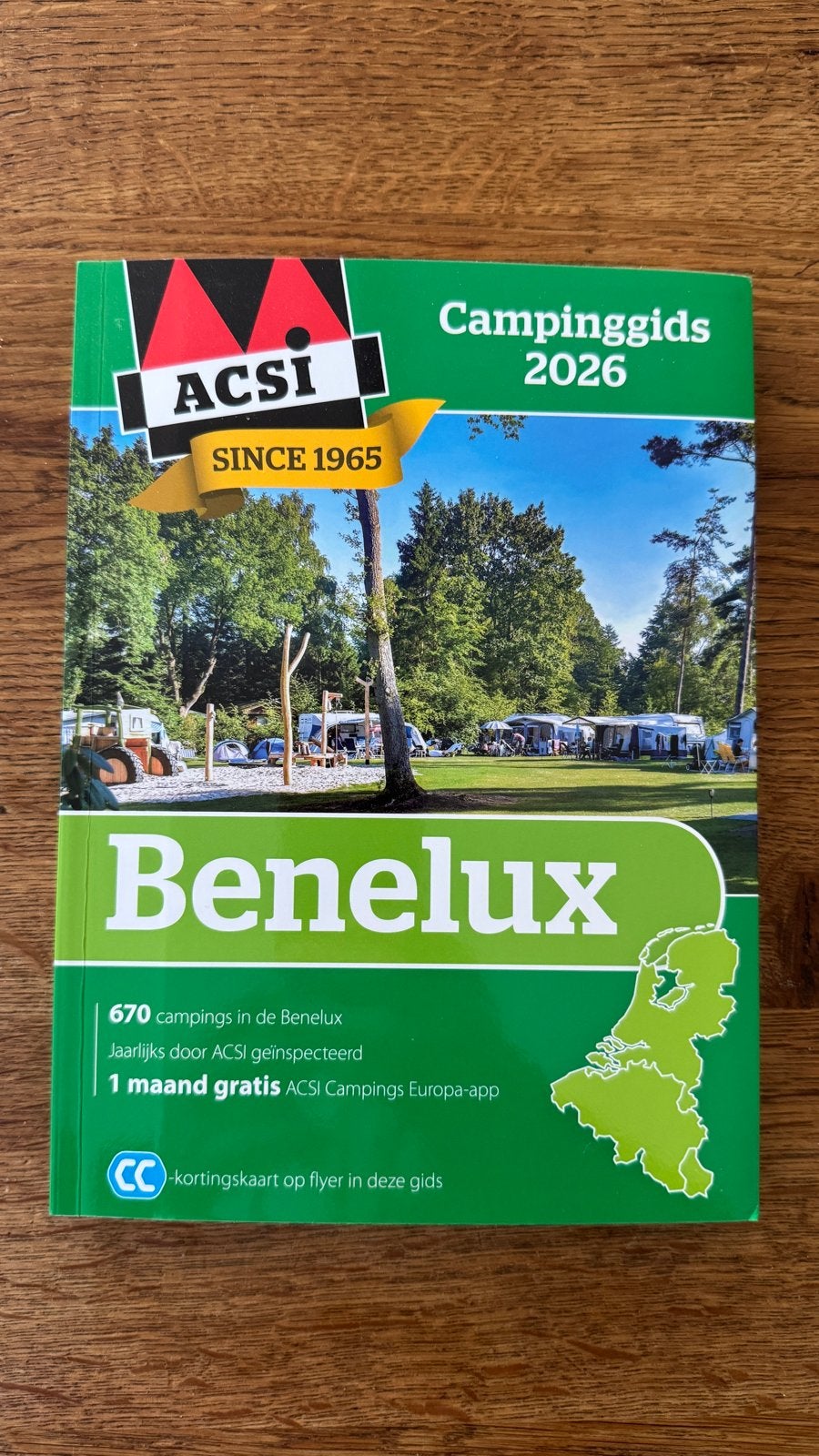 ACSI Campinggids 2026 Benelux - nieuw, Nieuw, Ophalen of Verzenden, Campinggids, Benelux