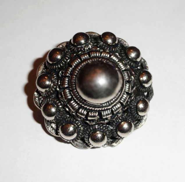 Broche Zeeuwse knoop zilver, 4 tot 7 cm, Verzenden, Zo goed als nieuw, Zilver