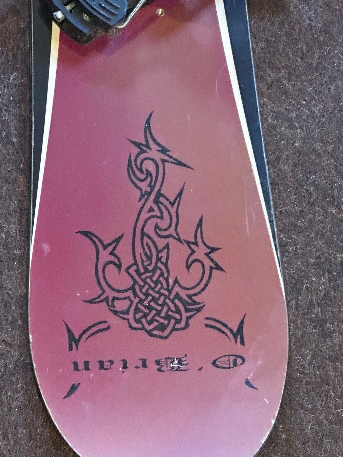 Snowboard 140cm met bindingen - Gebruikt, Ophalen, Gebruikt, Board