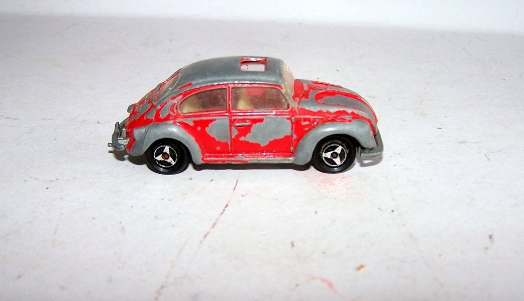 Vintage Majorette No 202-VW Kever 1302 model. 1/60., Ophalen of Verzenden, Gebruikt, Auto