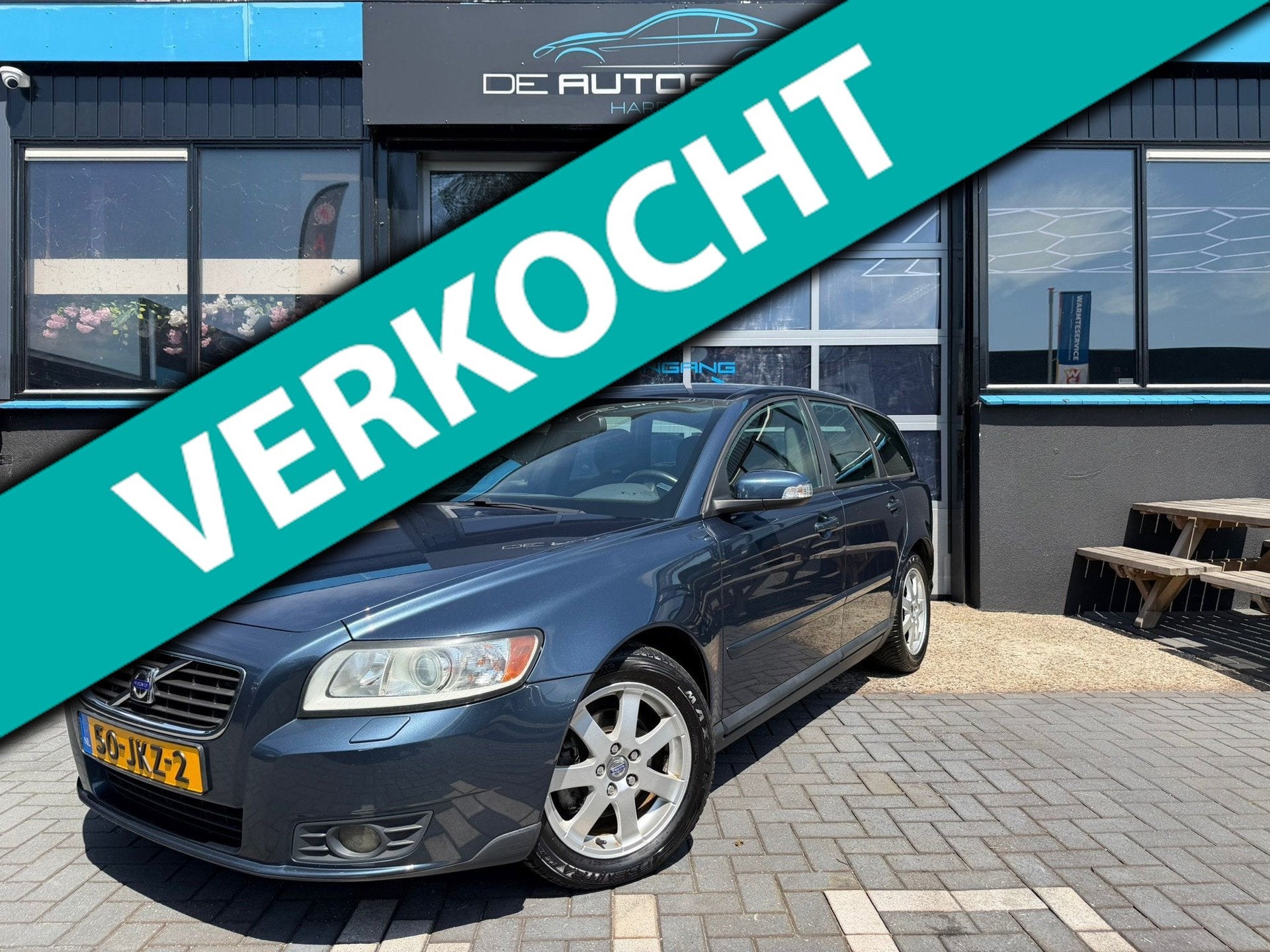 Volvo V50 1.8 Kinetic Navi Cruise Airco Trekhaak Half Leder, Voorwielaandrijving, 125 pk, Gebruikt, 4 cilinders