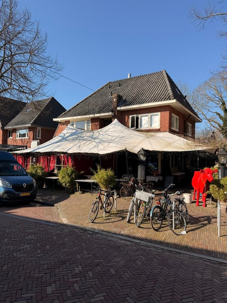 Vierlaags stretchtent 80m2 - Dream Tents, Ophalen, Gebruikt, Tot en met 2
