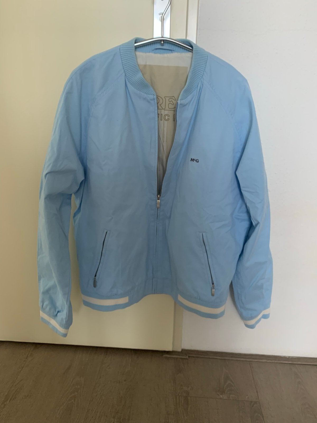 McGregor zomerjack - Lichtblauw - Maat 54, Kleding | Heren, Ophalen of Verzenden, Zo goed als nieuw, Maat 52/54 (L), Blauw