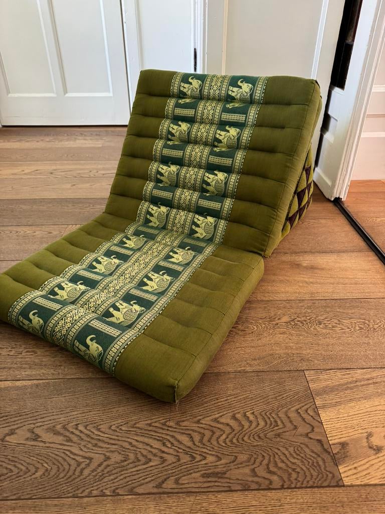 Kapok Thais kussen met 3 vloerdelen, Deluxe, Ophalen of Verzenden, Zo goed als nieuw