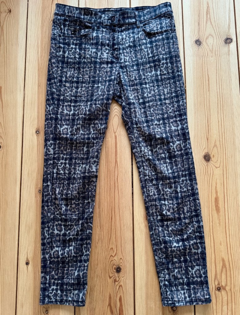 Zerres broek / jeans - Slim Fit Zwart Bruin - Maat 40 Medium, Zwart, Ophalen of Verzenden, Zo goed als nieuw, W30 - W32 (confectie 38/40)