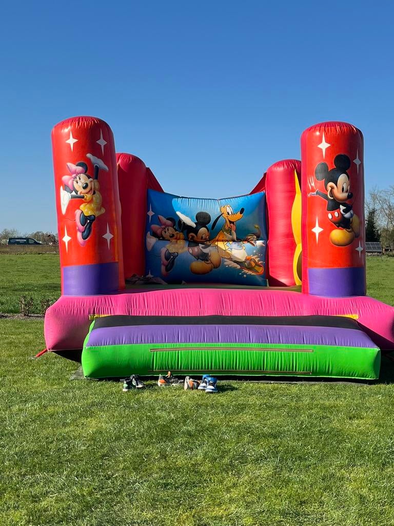 Springkussen Mickey Mouse huren, Ophalen, Zo goed als nieuw, Verjaardag