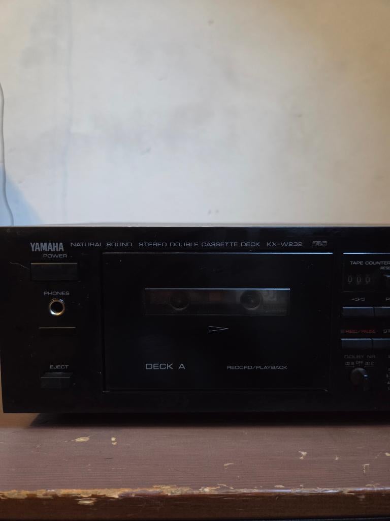 Yamaha Double Cassettedeck KX-W232, Ophalen of Verzenden, Dubbel, Overige merken