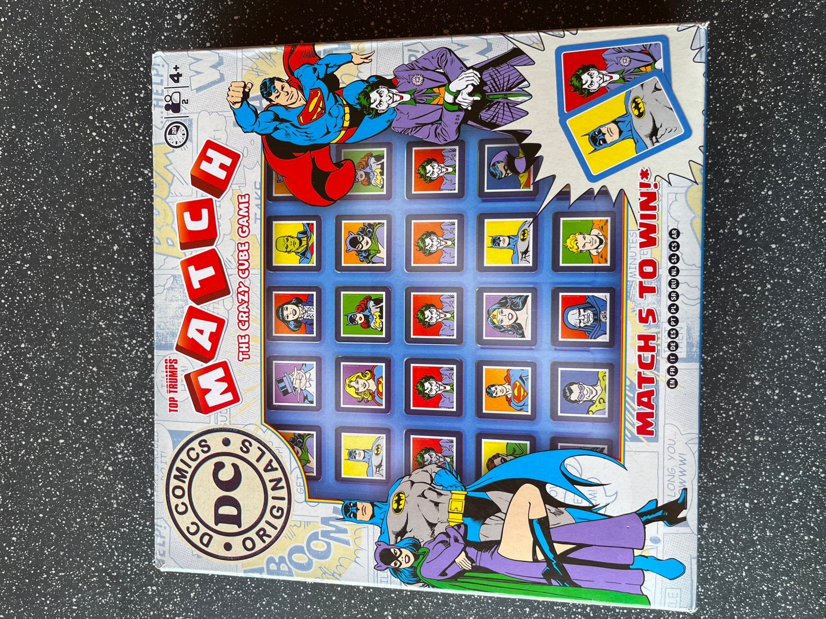 Superhelden spel, Een of twee spelers, Ophalen, Nieuw