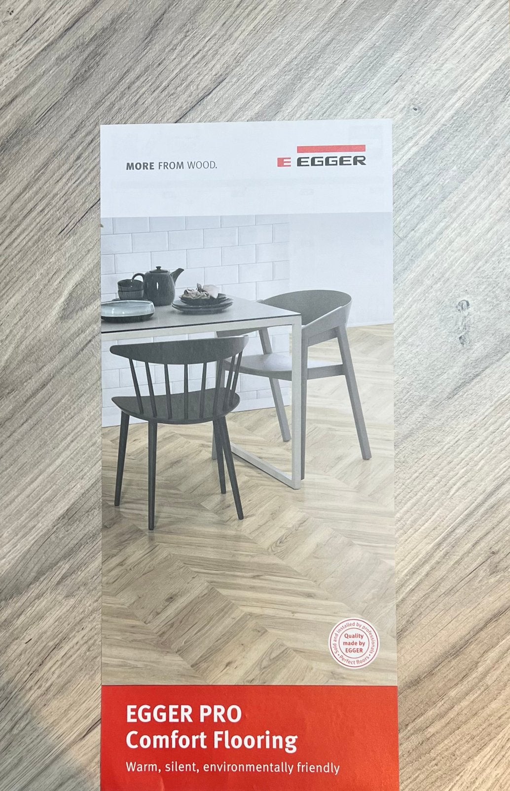 Egger visgraat laminaat 33m2, Ophalen, Zo goed als nieuw, 25 tot 50 m², Laminaat