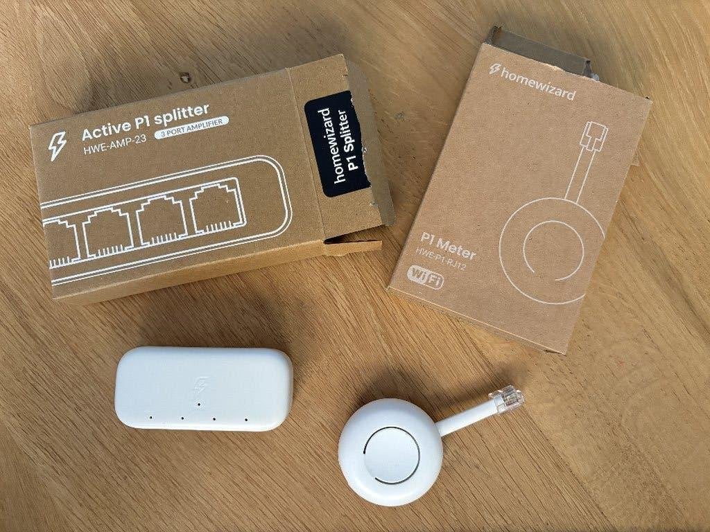Homewizard P1 Splitter en P1 Meter (nieuwstaat), Doe-het-zelf en Verbouw, Meetapparatuur, Nieuw, Elektriciteit, Ophalen of Verzenden