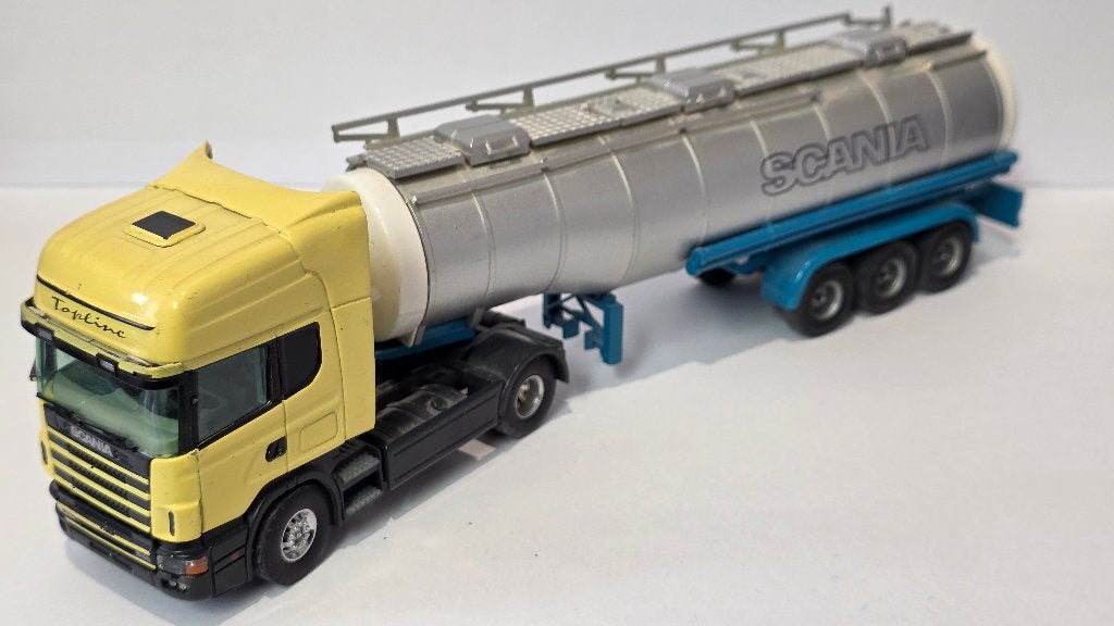 Scania Topline Tankwagen Model - Gedetailleerd Diecast, Ophalen of Verzenden, Zo goed als nieuw, Bus of Vrachtwagen, Overige merken