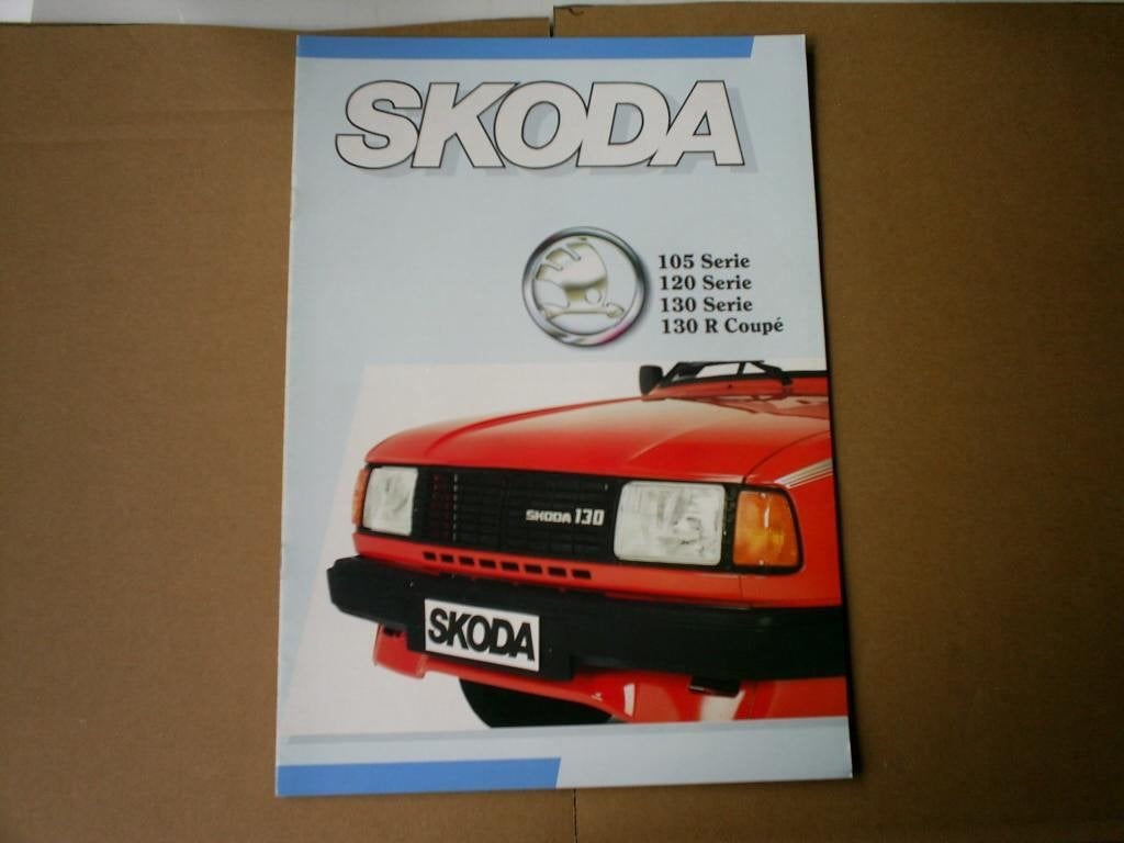 Skoda 105 / 120 / 130 Serie en 130 R Coupe 12 pag., Verzenden, Zo goed als nieuw, Overige merken