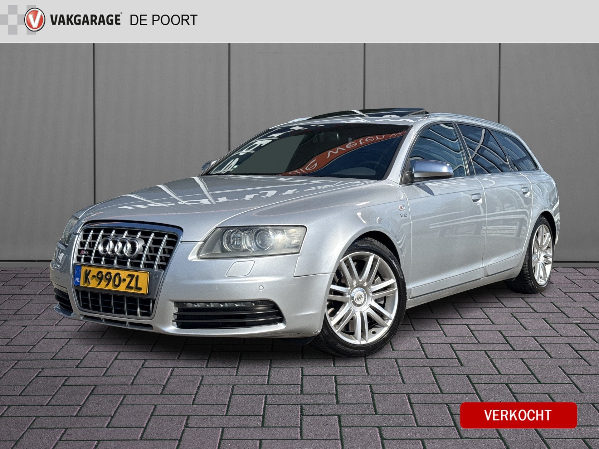 Audi A6 Avant 5.2 FSI V10 S6 | 2e Eigenaar | BTW | Voll hist, Auto's, Automaat, Gebruikt, Zwart, 5204 cc