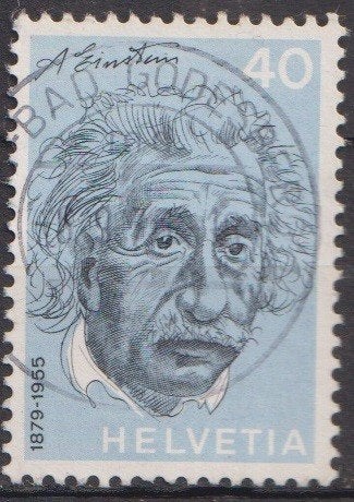 Zwitserland 1972 Beroemde persoon Albert Schweitzer Fisicus, Verzenden, Gestempeld, Overige thema's