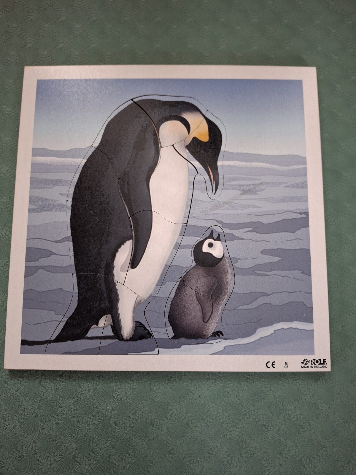 Rolf puzzel Pinguïn, 2 tot 4 jaar, Ophalen of Verzenden, Zo goed als nieuw, Van hout
