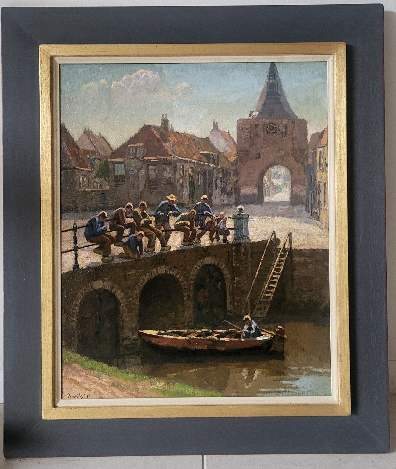 Foto 3 van Vischpoort Elburg. R.S. Bakels 1942