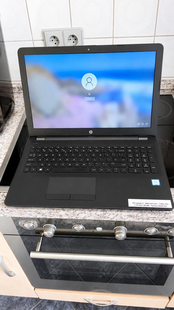 HP Laptop i7 8GB RAM 238GB SSD 2.7GHz, Ophalen of Verzenden, Intel Core i7-7500U, 238 GB, HP