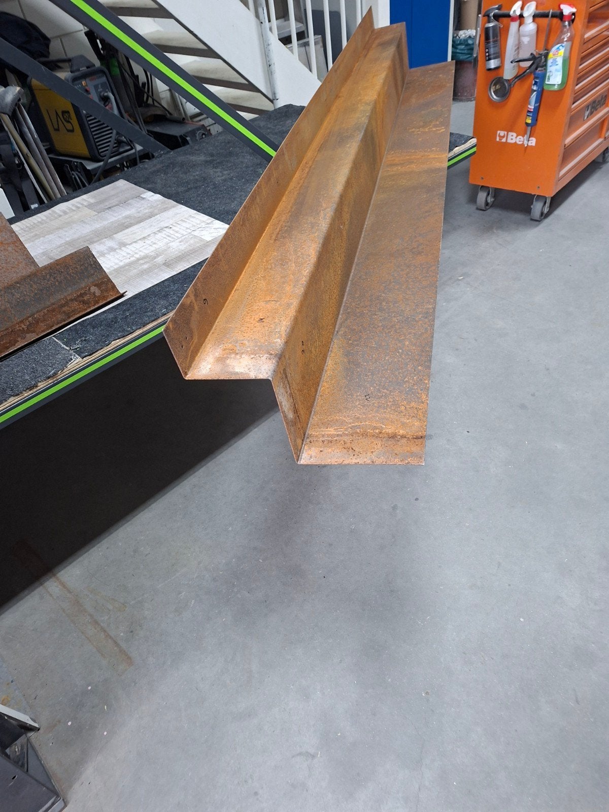 Cortenstaal Opstap/trap/ verhoging terras, Tuin en Terras, Bielzen en Borders, Nieuw, Overige materialen, Minder dan 25 cm, Minder dan 100 cm