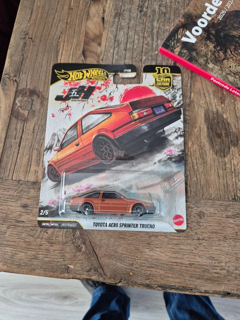 Hot Wheels Japan Historics 5 Toyota AE86 Sprinter Trueno, Ophalen of Verzenden, Nieuw, Auto
