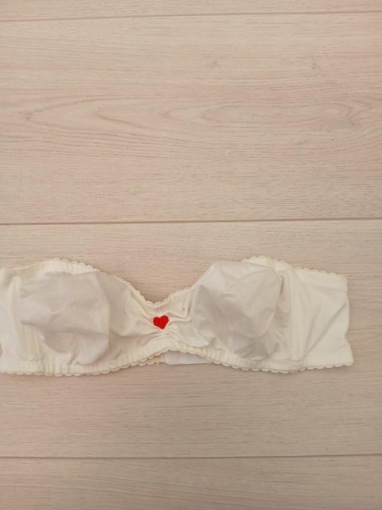 Lovable Nieuwe Crème Strapless BH Cupmaat 75C, Lovable, Ophalen of Verzenden, Beige, BH