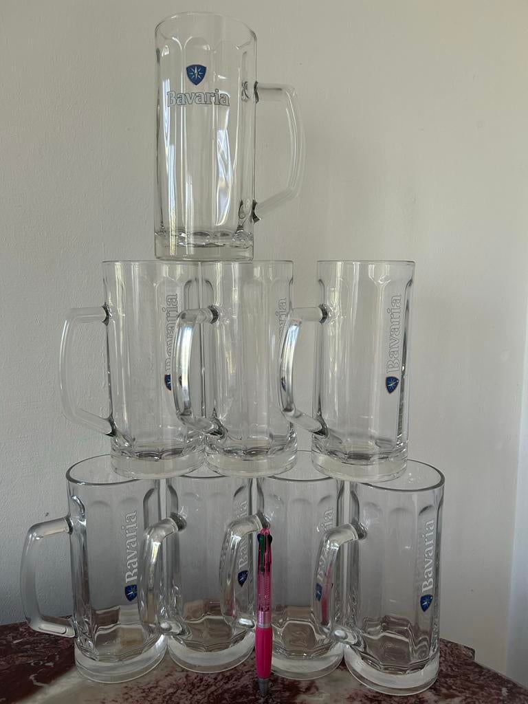 Bavaria bierpullen, Ophalen, Zo goed als nieuw, Bierglas